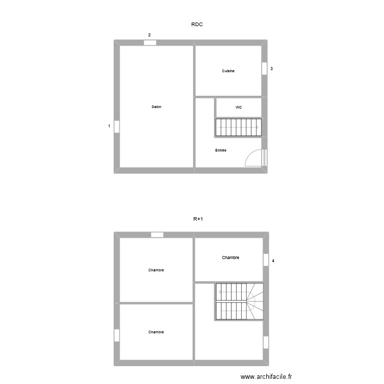 COUDERT Maurice. Plan de 0 pièce et 0 m2