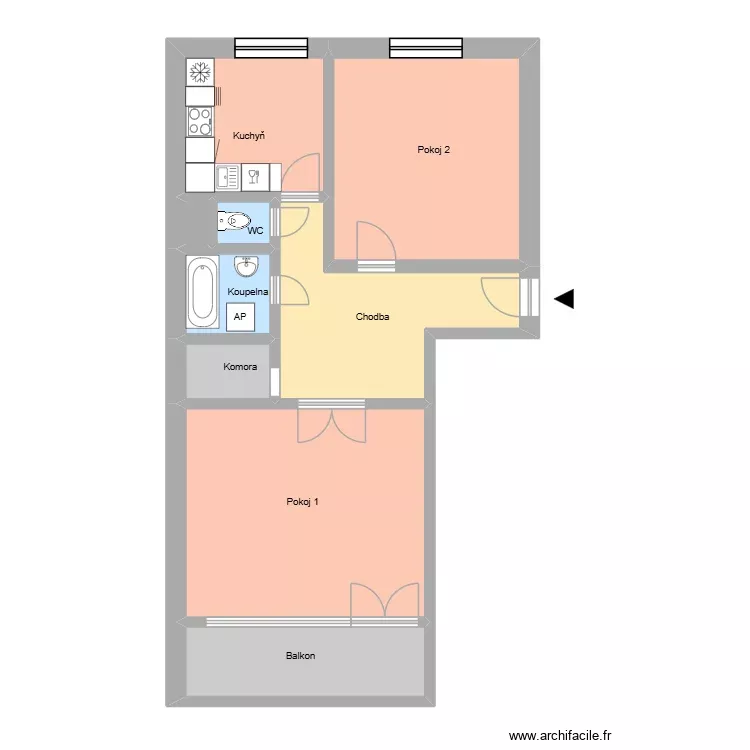 Hornická 658 byt 12 Albrechtice. Plan de 13 Pièces et 192 m² Hornická 658 byt 12 Albrechtice. Plan de 13 Pièces et 192 m²