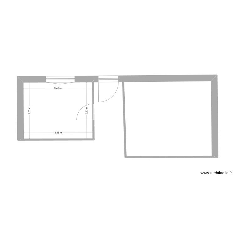 maman Ardaillers. Plan de 1 pièce et 10 m2