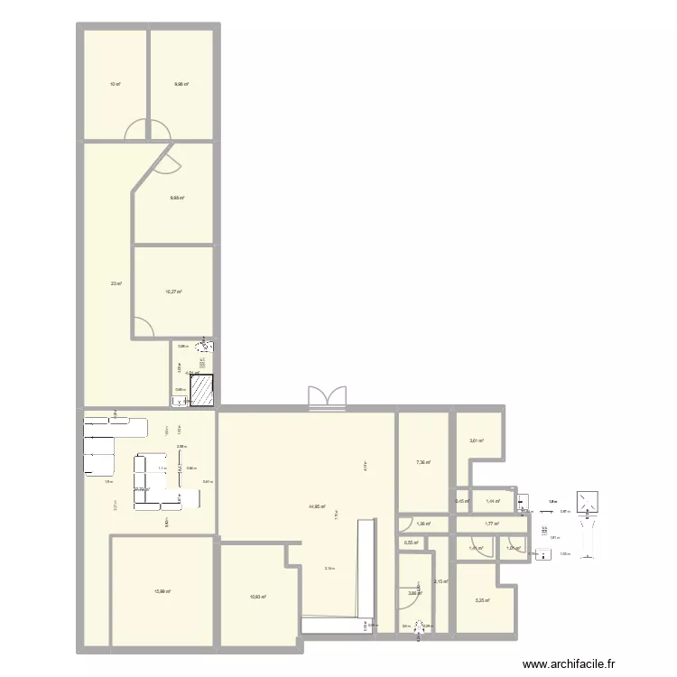 Plan Le Barp extension grande. Plan de 