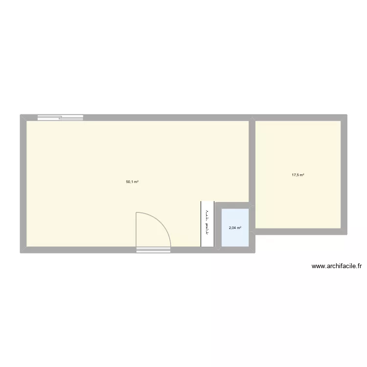 Plan maison &eacute;tage. Plan de 3  et 70 m²