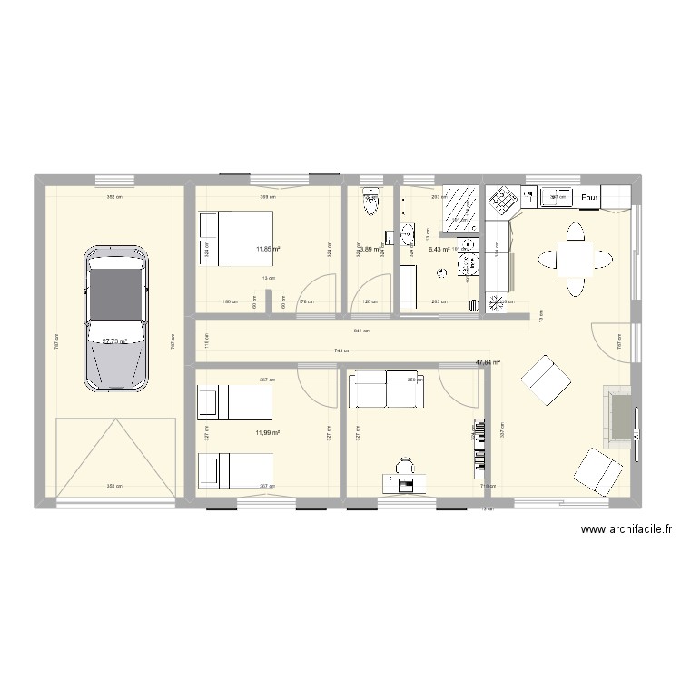 ID MAISON 2. Plan de 0 pièce et 0 m2