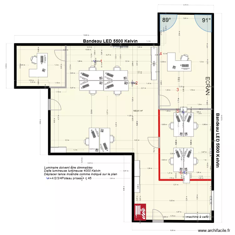 Marcom  juillet 2026 4. Plan de 1  et 140 m²