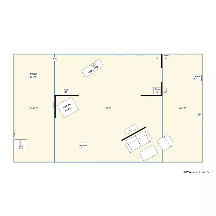 L&eacute;signy. Plan de 
