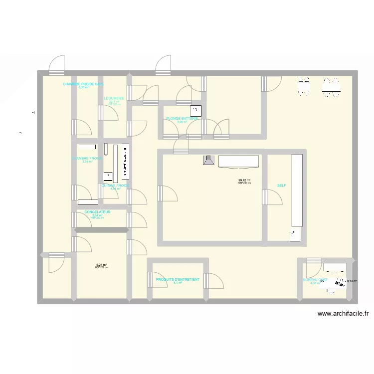 PLAN CUISINE . Plan de 