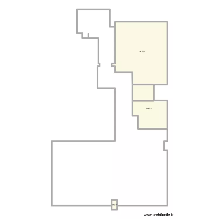 Sur Plan. Plan de 3 Pièces et 48 m² Sur Plan. Plan de 3 Pièces et 48 m²
