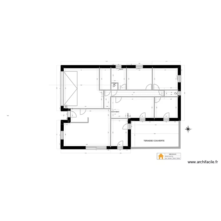 st christophe A. Plan de 13  et 345 m²