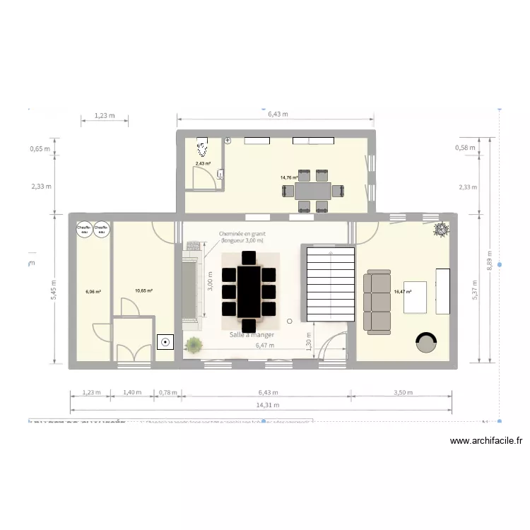 groville. Plan de 5 Pièces et 50 m² groville. Plan de 5 Pièces et 50 m²