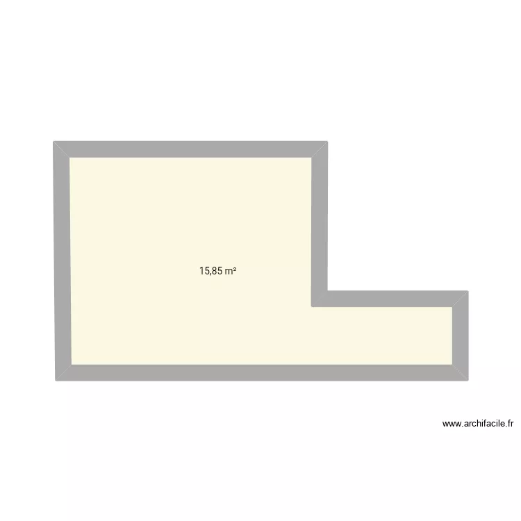 Maison retraite. Plan de 1 et 16 m² Maison retraite. Plan de 1 et 16 m²
