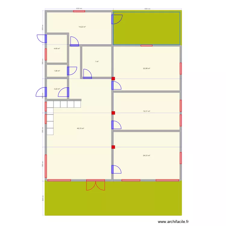 180 Олеся. Plan de 
