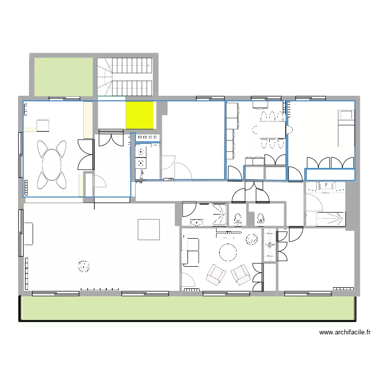 Appartement Enghien Mora variante. Plan de Appartement Enghien Mora variante. Plan de