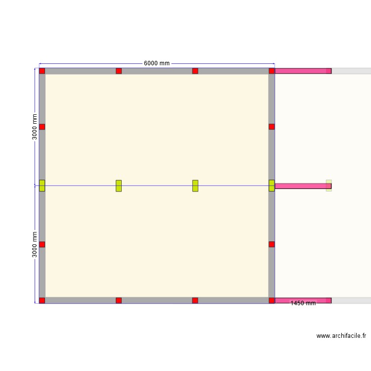 Сваи ЕБ 6. Plan de 2 pièces et 82 m2