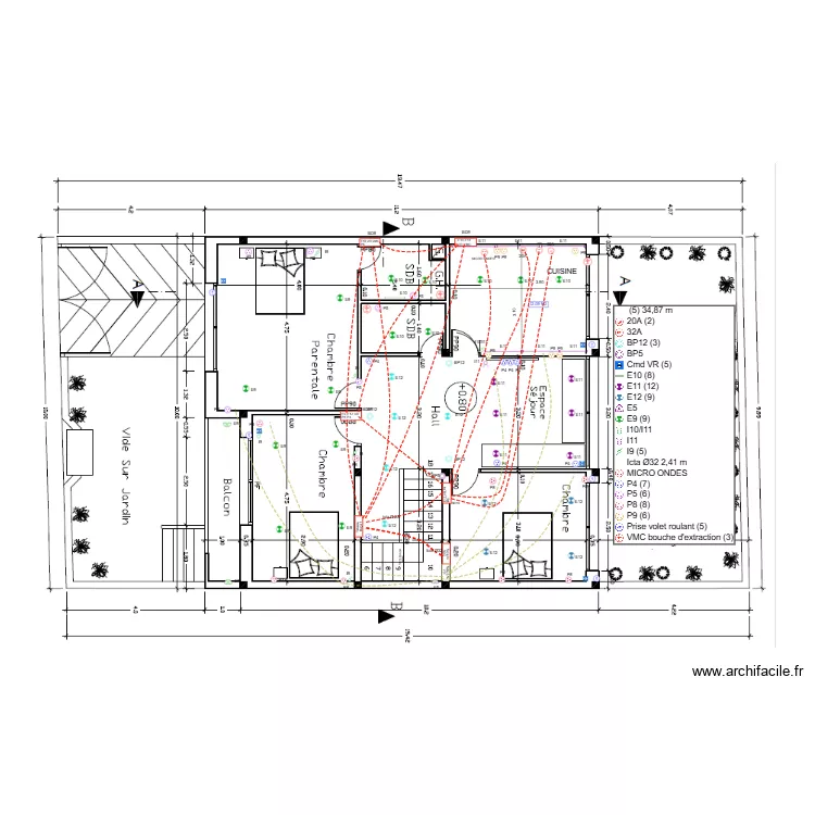 Etage 1 plan électrique V1.0. Plan de Etage 1 plan électrique V1.0. Plan de