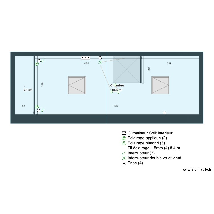 etage Amand. Plan de 0 pièce et 0 m2