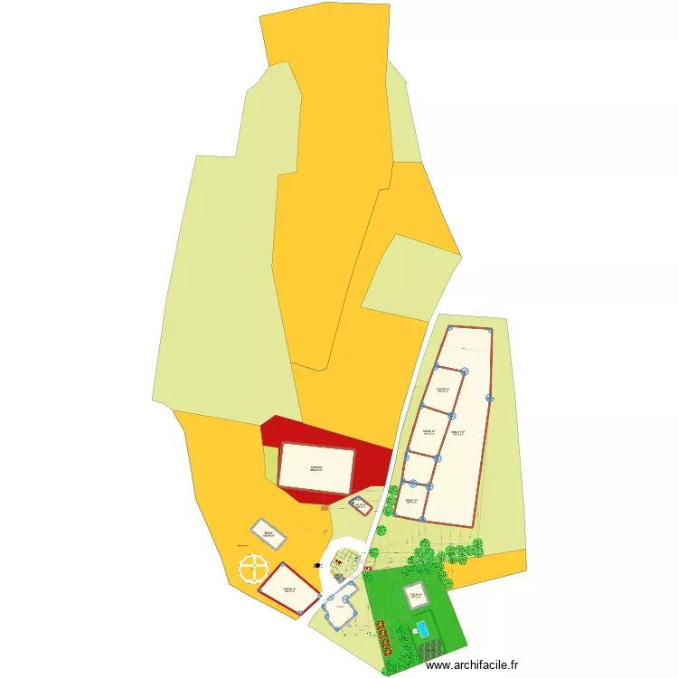 Domaine de S. Plan de 14  et 6343 m²