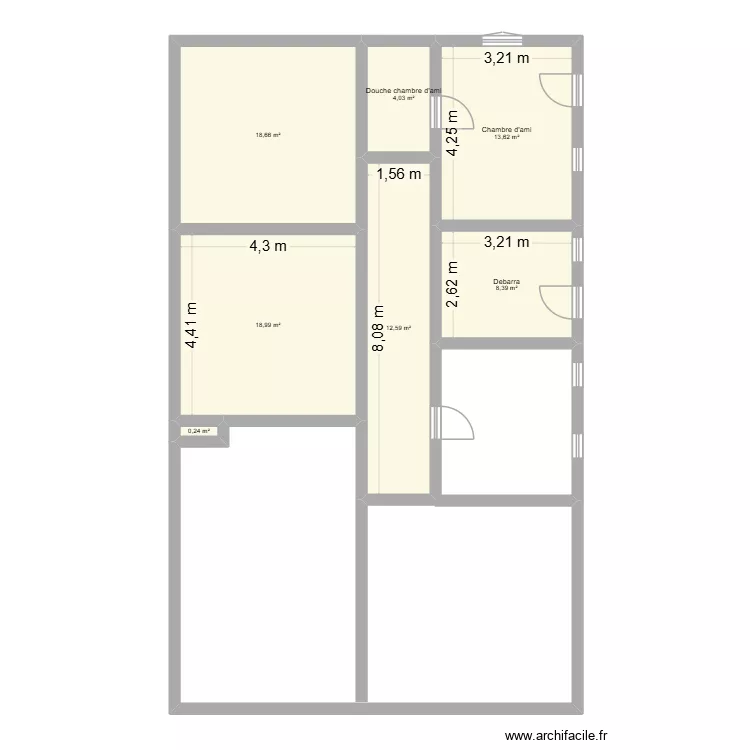 BUD_B_Plan 2. Plan de 7  et 77 m²