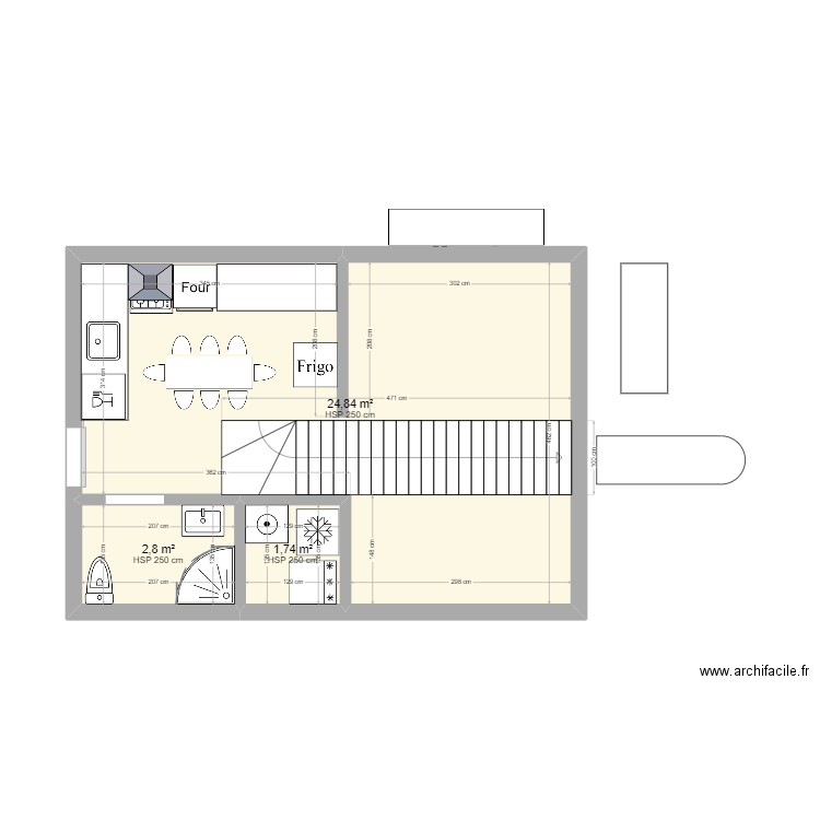 plan f3 2. Plan de 0 pièce et 0 m2