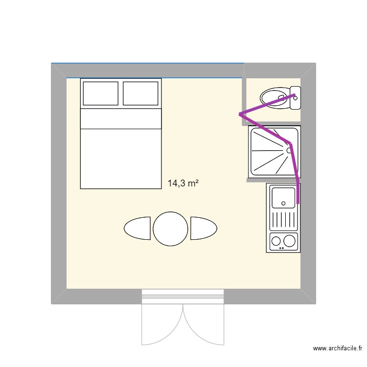rez de route plomberie archive HS. Plan de 0 pièce et 0 m2
