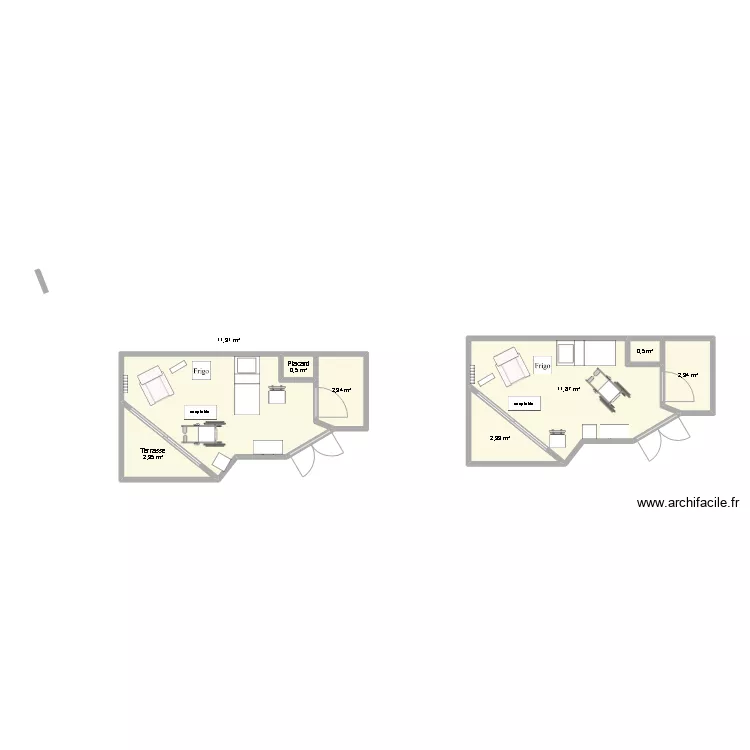 chambre 1. Plan de chambre 1. Plan de