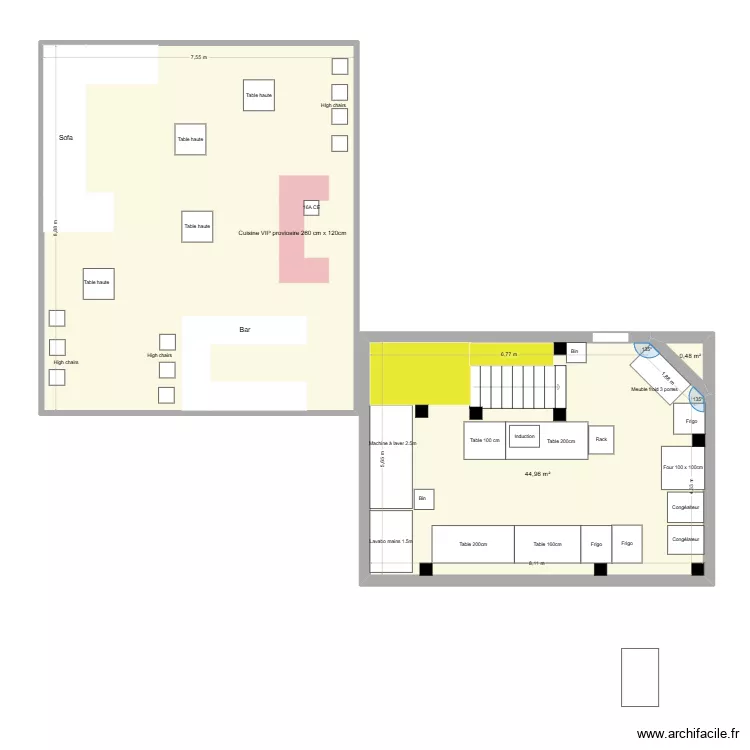 Plan Nescafé Event. Plan de 3 et 113 m² Plan Nescafé Event. Plan de 3 et 113 m²