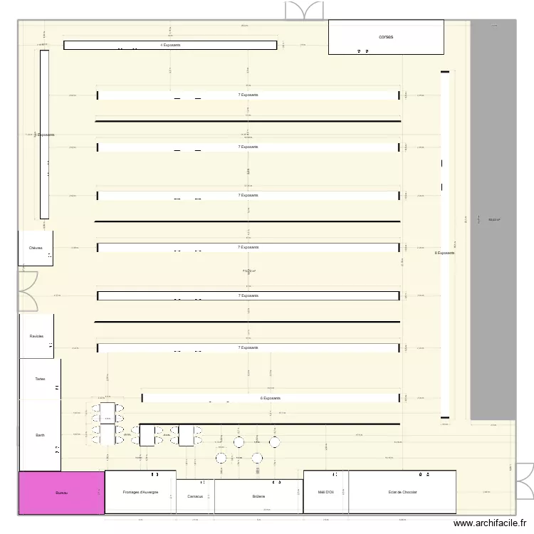 Projet 1. Plan de 2 et 766 m² Projet 1. Plan de 2 et 766 m²