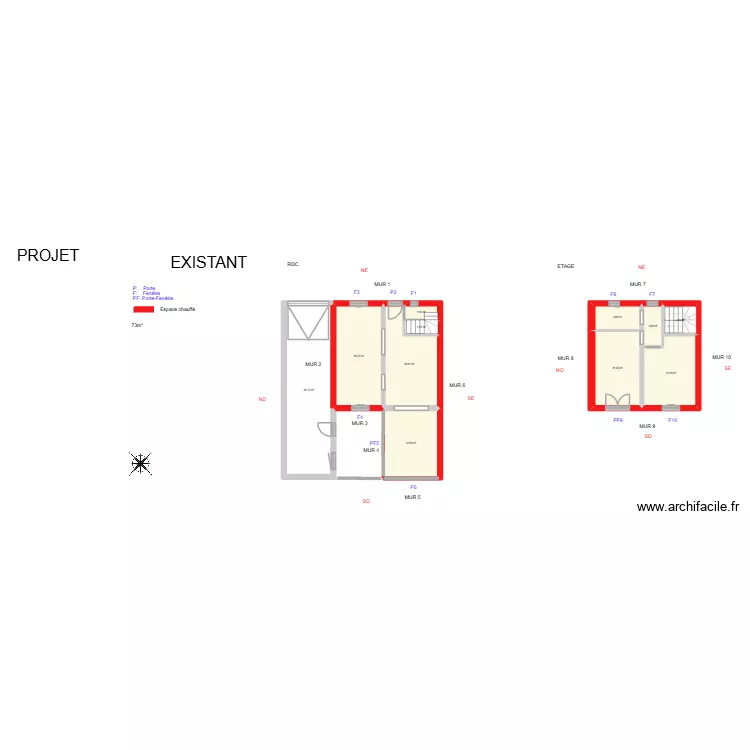 DUPUY_ Existant. Plan de DUPUY_ Existant. Plan de