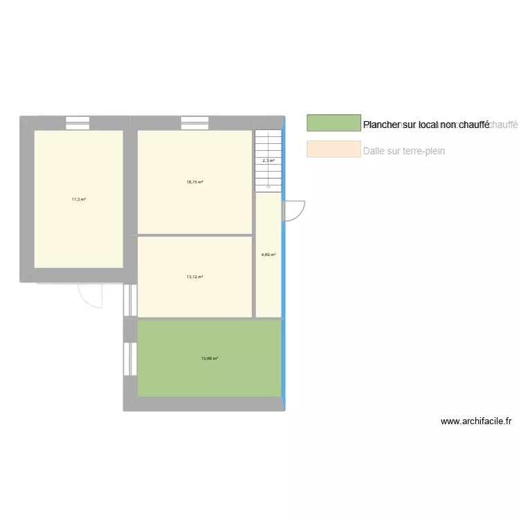 Girods. Plan de 10  et 115 m²