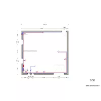 PLAN DISTRIBUTION EAU FROIDE ET EAU CHAUDE - ROUXEL