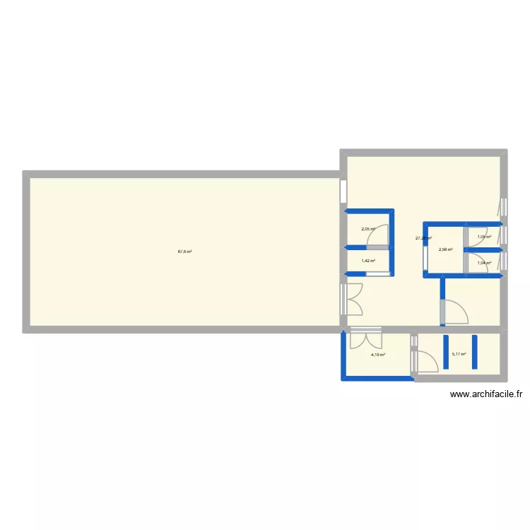 foyer ML Carre. Plan de 