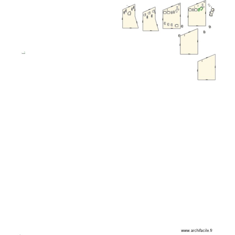 LEIHERE. Plan de 46 pièces et 219 m2