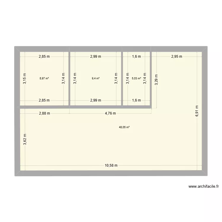 brand.1. Plan de 4 Pièces et 71 m² brand.1. Plan de 4 Pièces et 71 m²