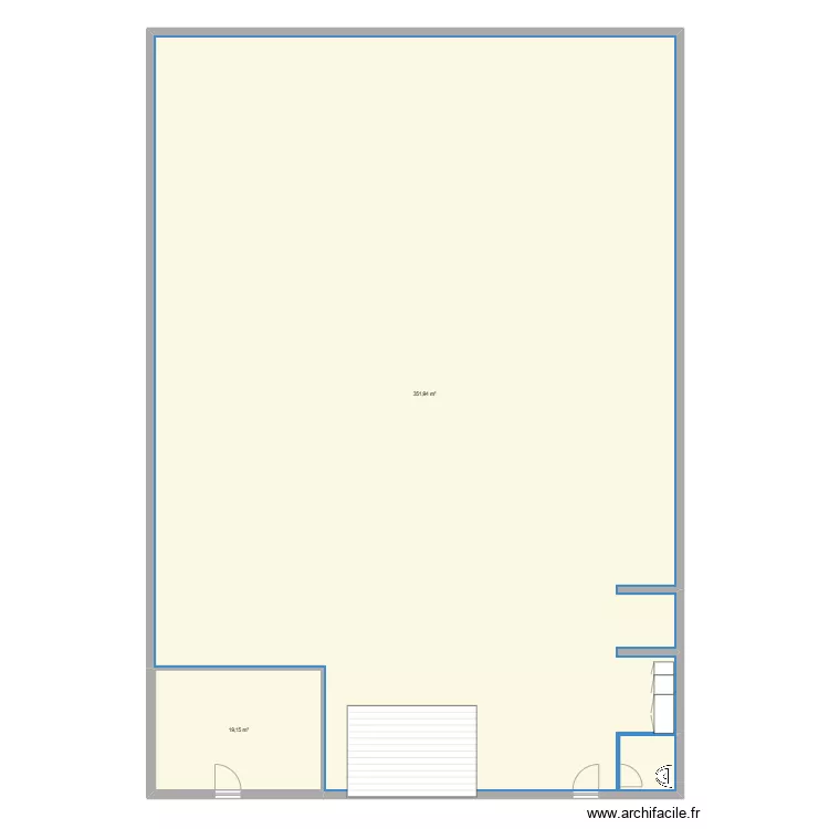 local cerci&eacute;. Plan de 