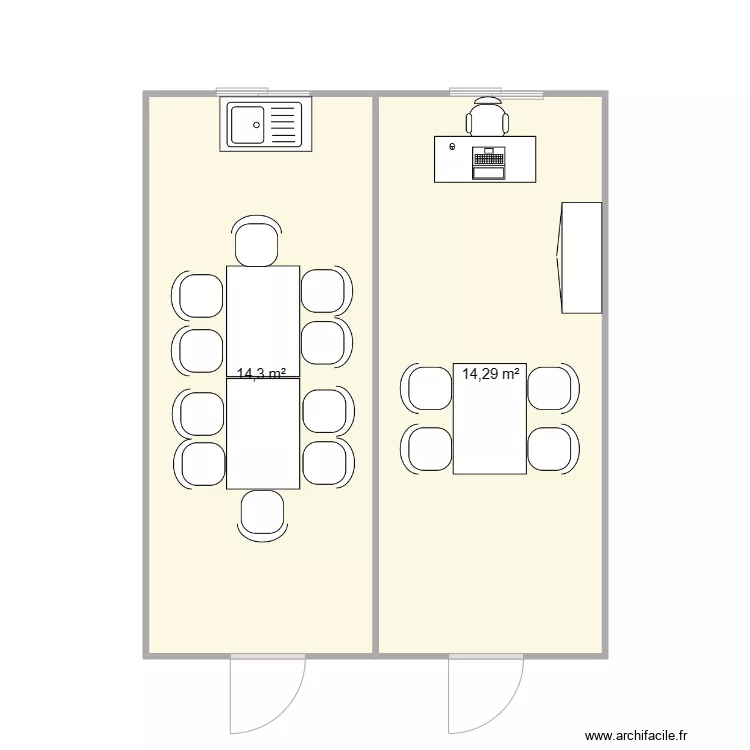 D3E CHANTIER CHATEAUNEUF SUR ISERE. Plan de 