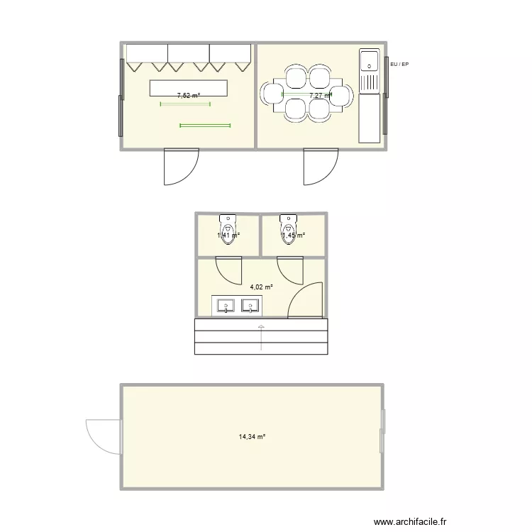 EIFFAGE AQUA VERT FRANCHEVILLE. Plan de 