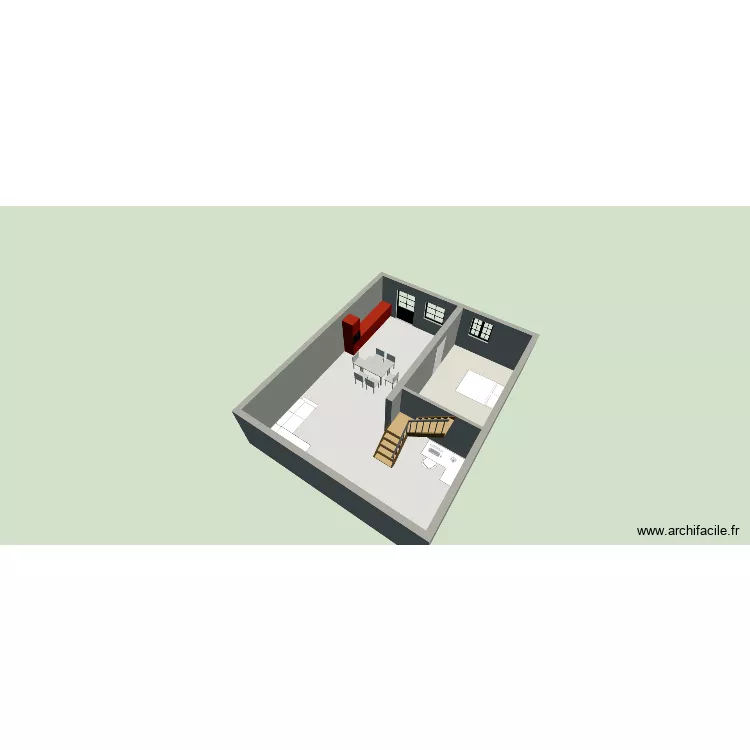 Proposition 1. Plan de 2 et 76 m² Proposition 1. Plan de 2 et 76 m²
