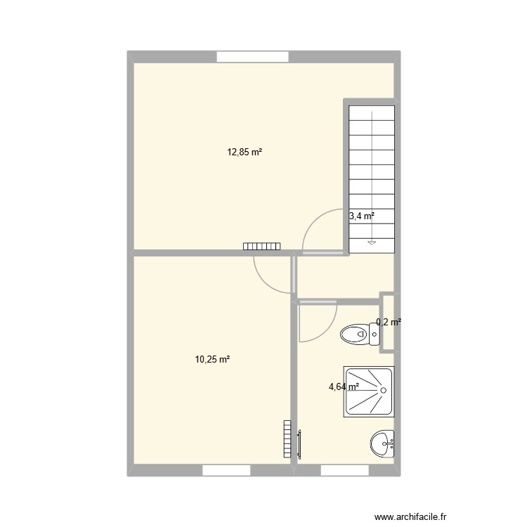 Plan 2e. Plan de 0 pièce et 0 m2
