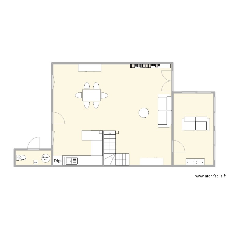 MATEU. Plan de 3 pièces et 72 m2