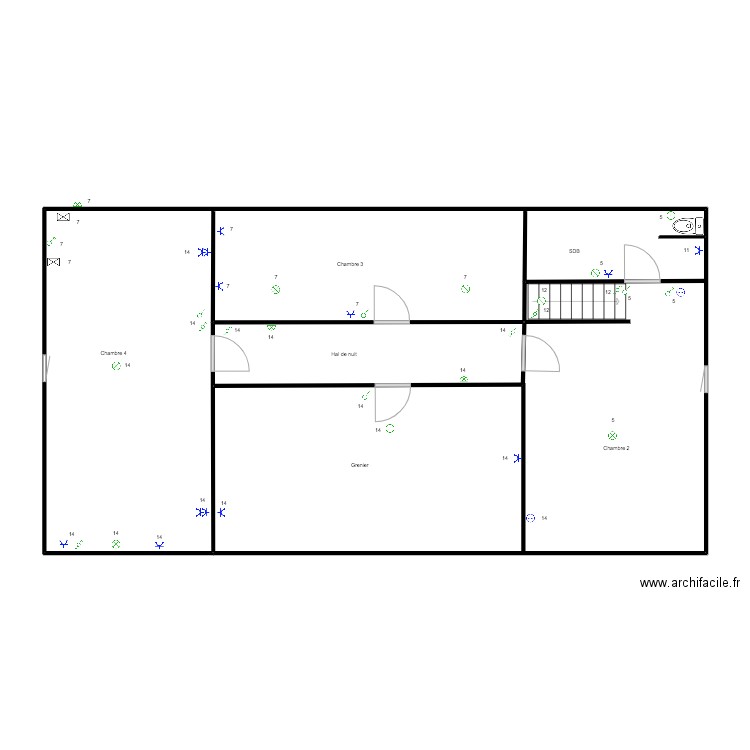 André grenier. Plan de 0 pièce et 0 m2