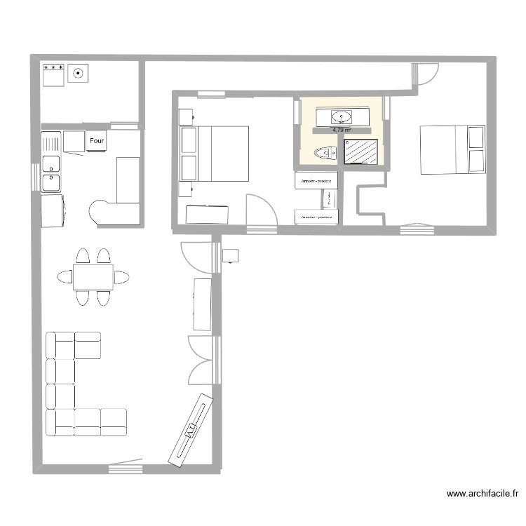PROJET MAISON AMBILOBE 2. Plan de 0 pièce et 0 m2