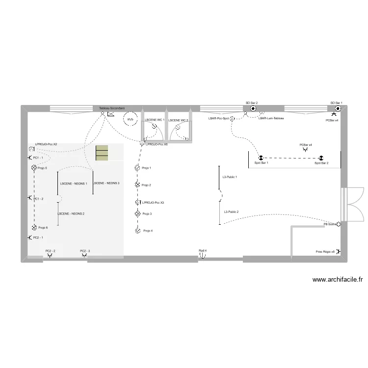 scene pour impression. Plan de scene pour impression. Plan de