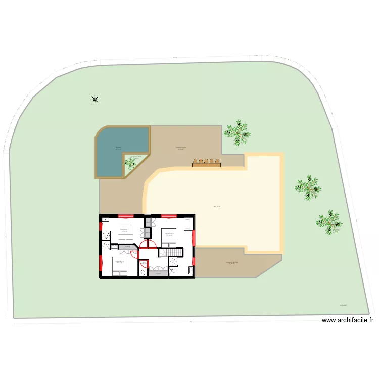 Seignosse Etage. Plan de Seignosse Etage. Plan de