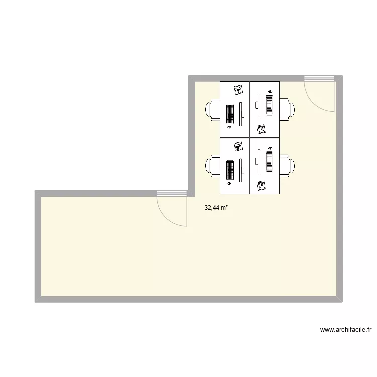 BUREAU. Plan de 