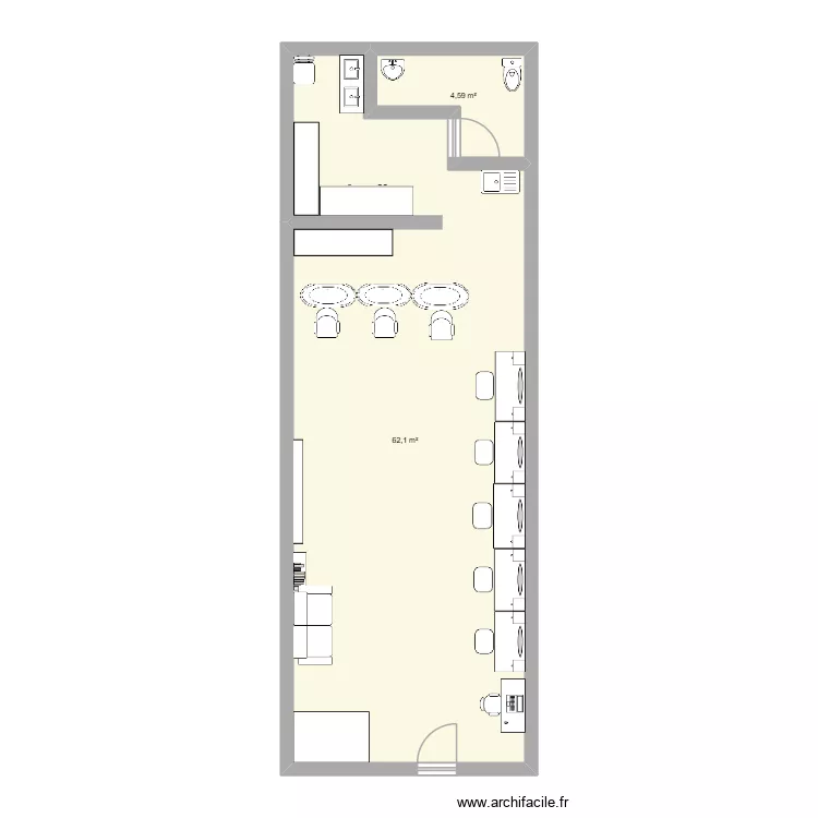 RAPPORT DE STAGE. Plan de 2  et 67 m²