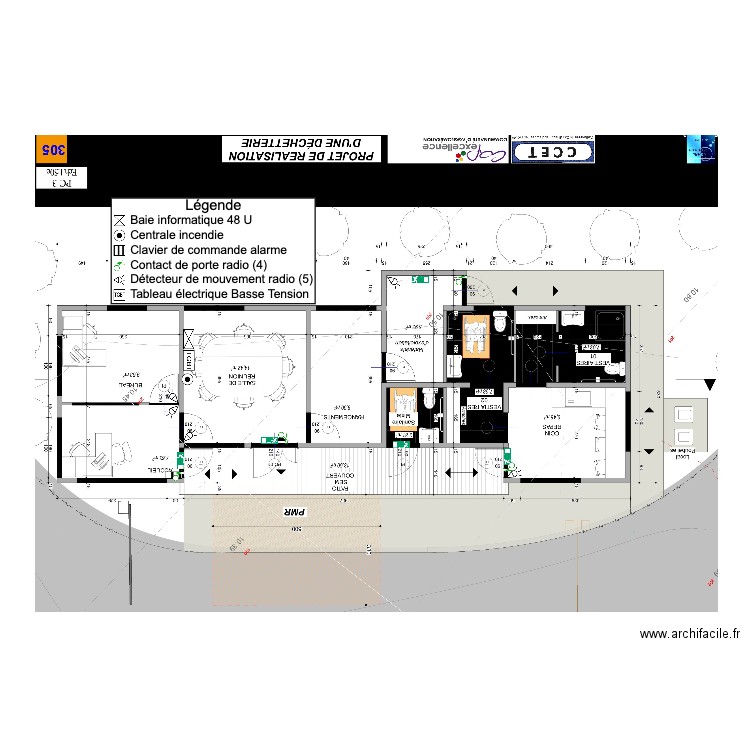 DECHETTERIE CAP EXCELLENCE ALARME INTRUSION. Plan de 0 pièce et 0 m2