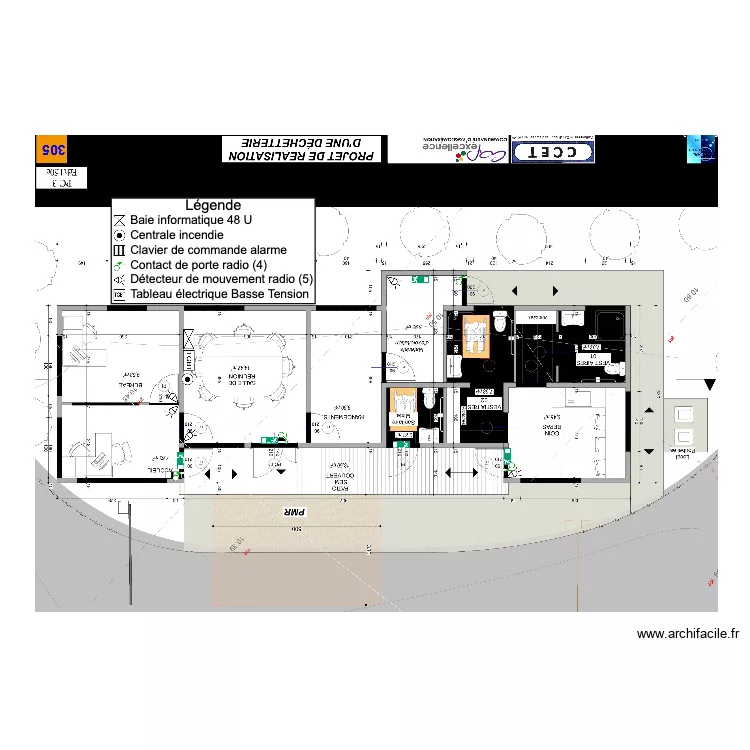 DECHETTERIE CAP EXCELLENCE ALARME INTRUSION. Plan de 