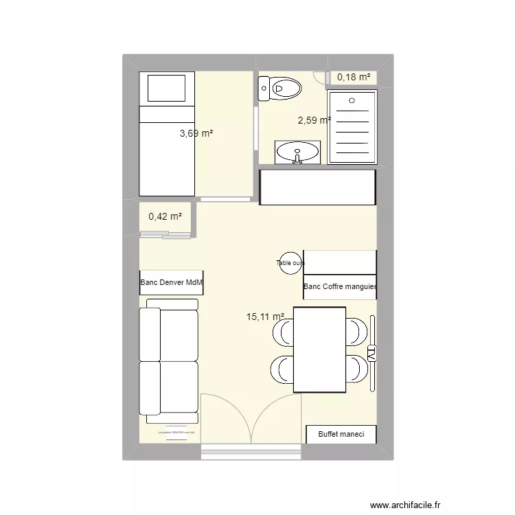 les angles. Plan de 