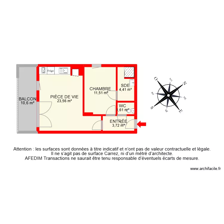 BI 32257. Plan de 8  et 68 m²