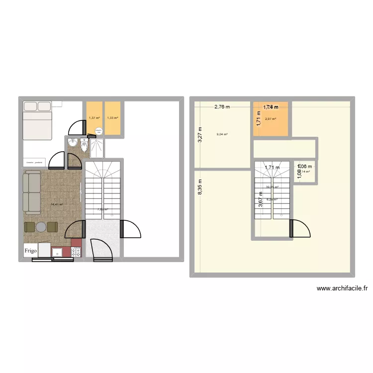 aga1. Plan de 5 Pièces et 25 m² aga1. Plan de 5 Pièces et 25 m²