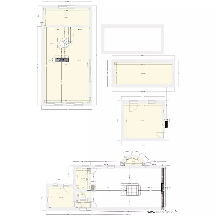 Le clos de la lucarne 2. Plan de 17 et 337 m² Le clos de la lucarne 2. Plan de 17 et 337 m²
