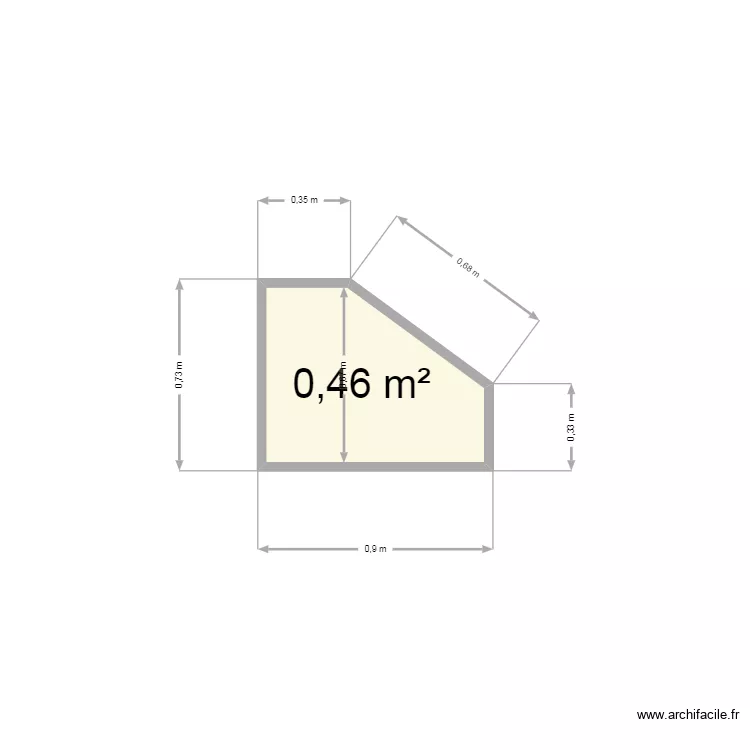 enseigne cote. Plan de 1 Pièce et 0 m² enseigne cote. Plan de 1 Pièce et 0 m²